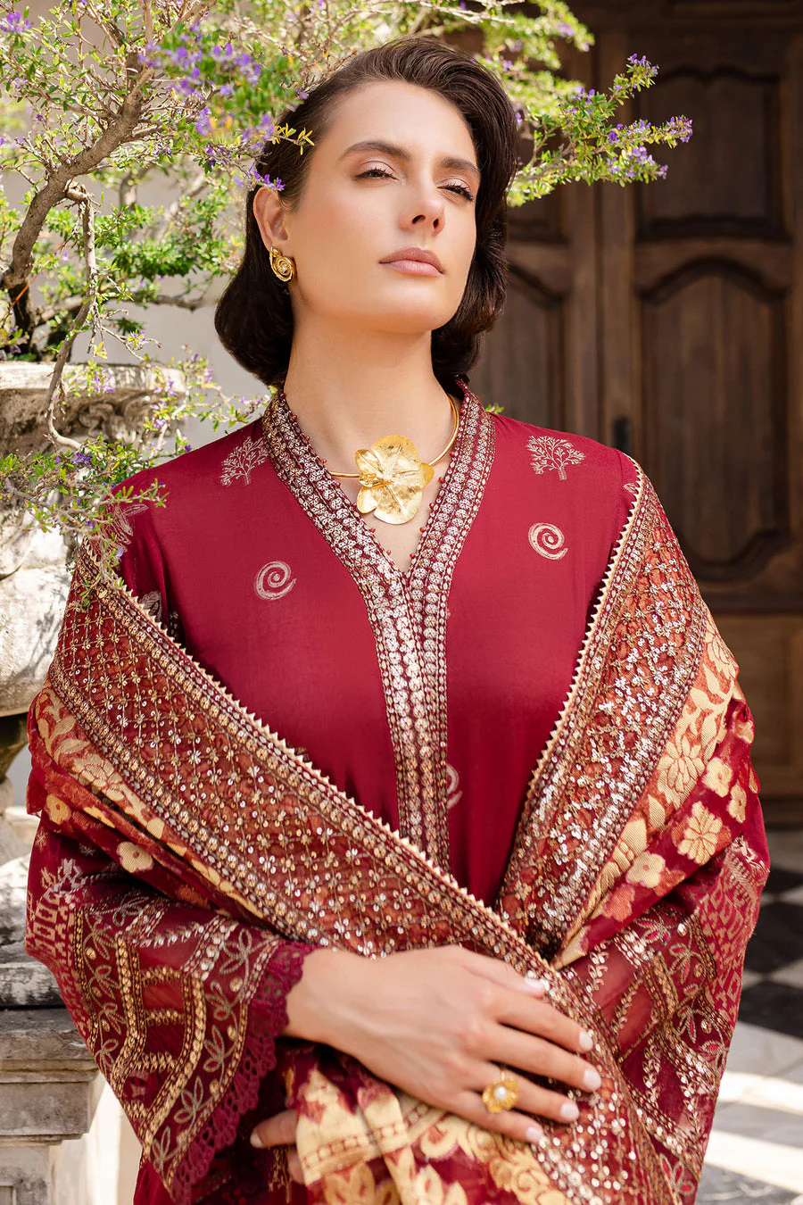 EMBROIDERED JACQUARD LAWN - Image 4