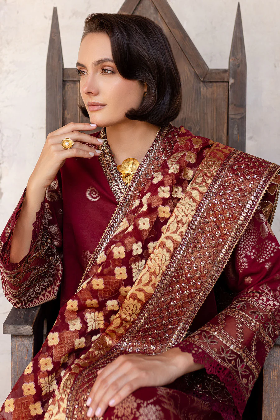 EMBROIDERED JACQUARD LAWN - Image 6