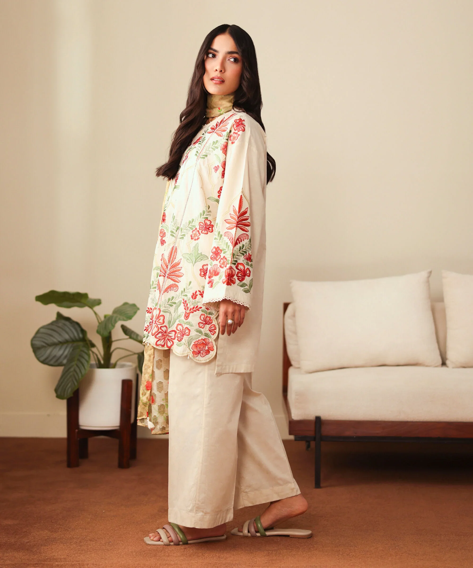 Embroidered Jacquard Shirt - Image 2