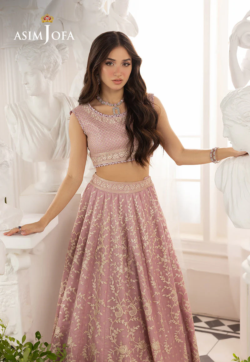 EMBROIDERED JAVERIA NET UNSTITCHED 3 PCS - Image 3