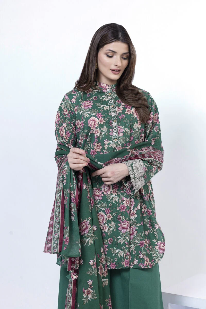 Embroidered | Lawn Fabrics 3 Piece - Image 3