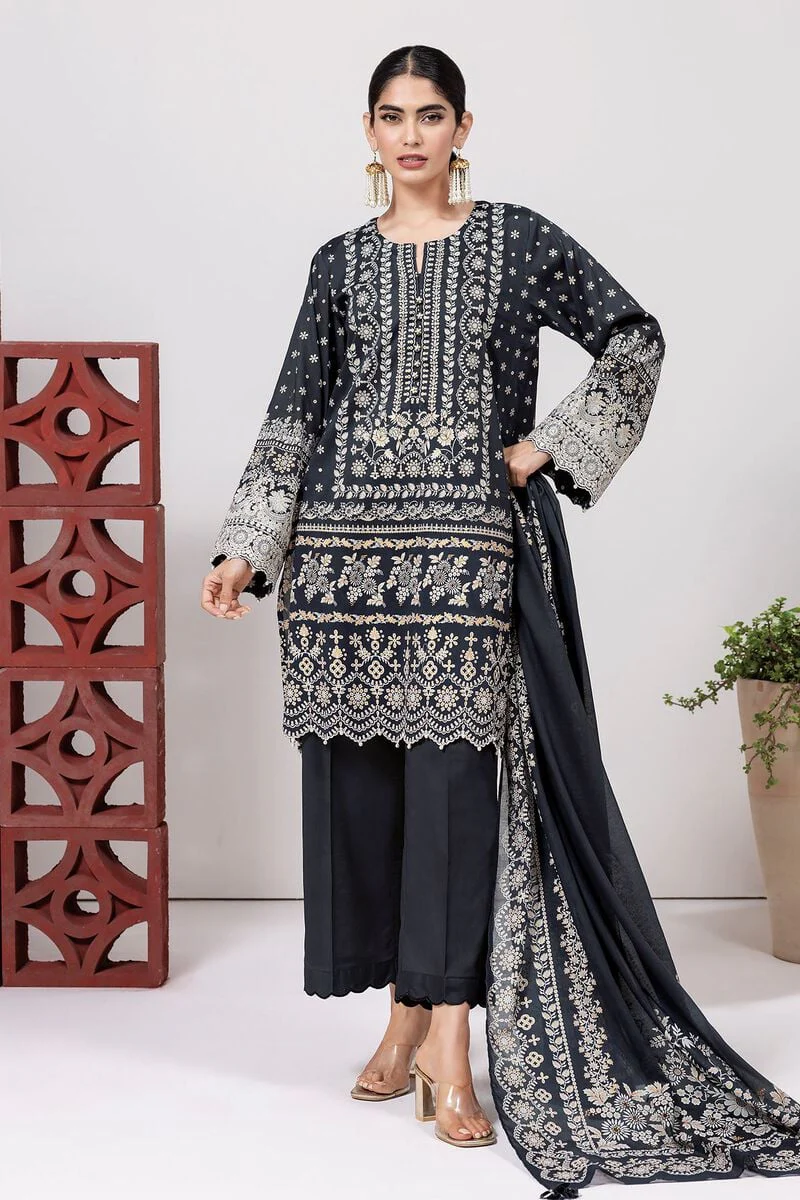 Embroidered | Lawn Fabrics 3 Piece