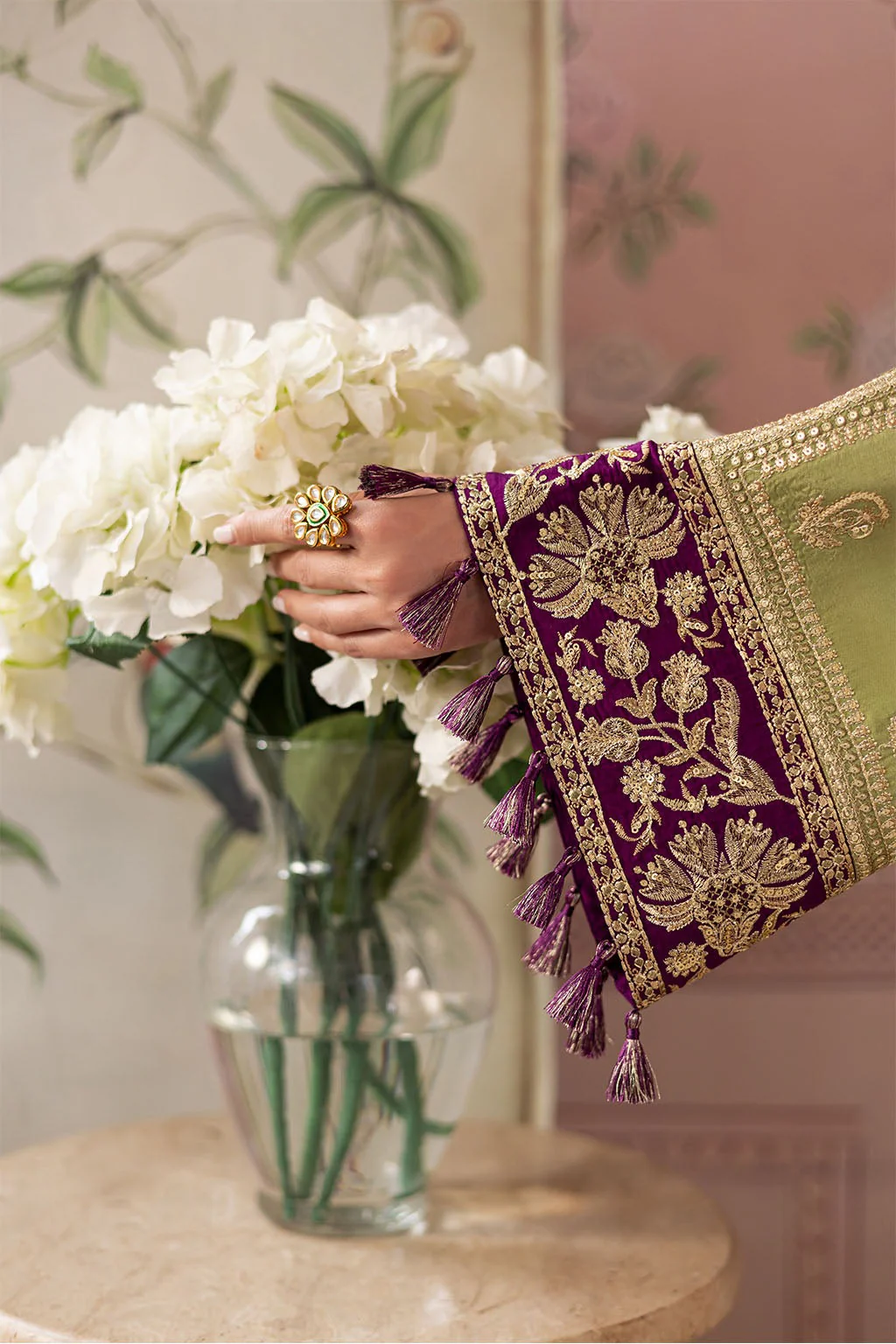 Embroidered Premium Silk 3-Piece Set - Image 4