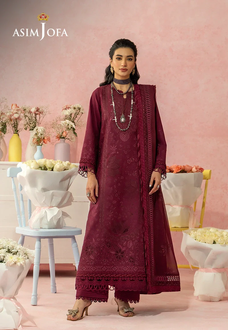 Embroidered Lawn Unstitched 3 Pcs