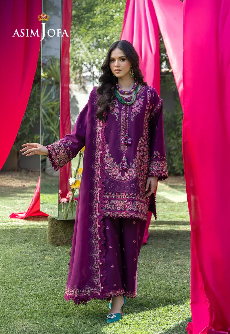 Embroidered Lawn Unstitched 3 Pcs
