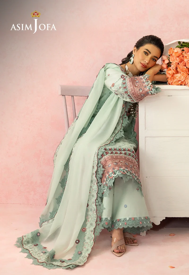 Embroidered Lawn Unstitched 3 Pcs - Image 3