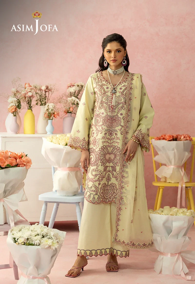 Embroidered Lawn Unstitched 3 Pcs