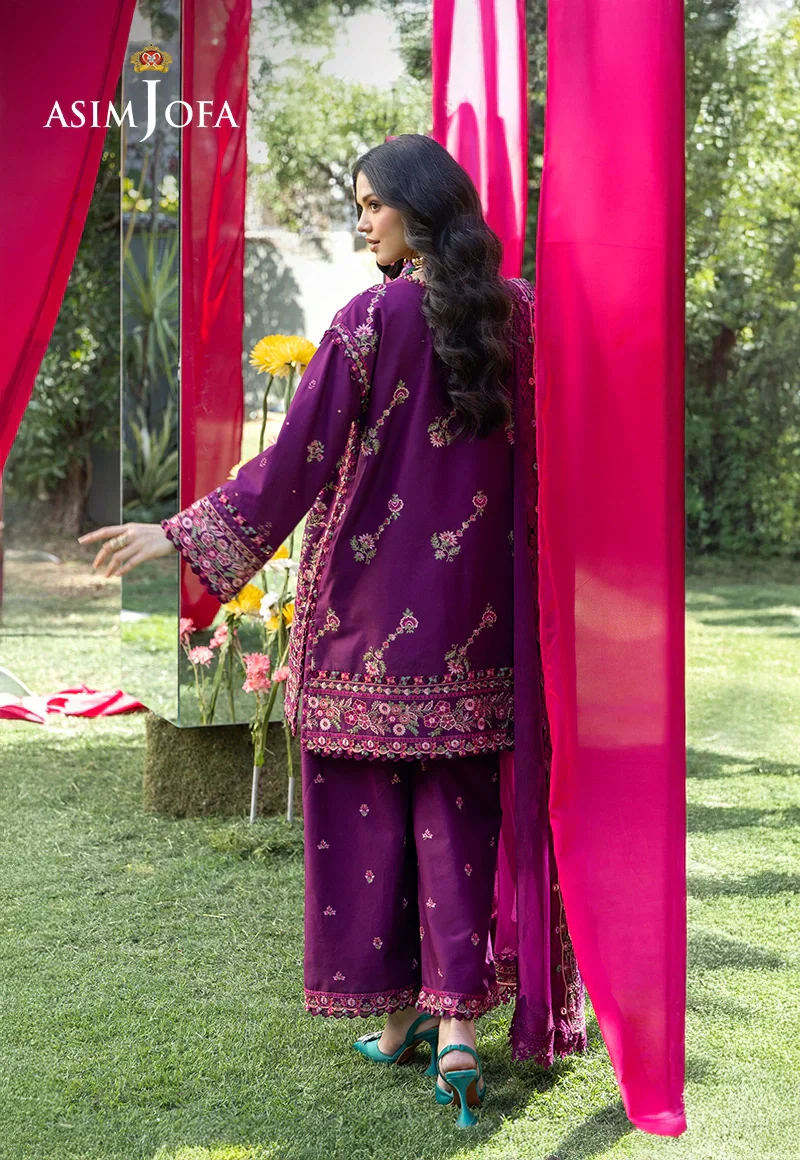 Embroidered Lawn Unstitched 3 Pcs - Image 2