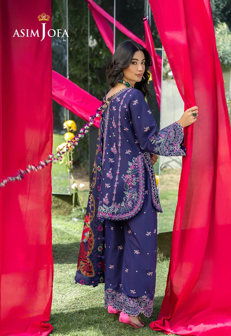 Embroidered Lawn Unstitched 3 Pcs - Image 2
