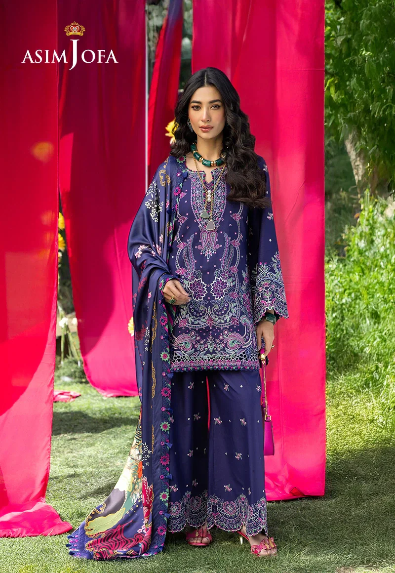 Embroidered Lawn Unstitched 3 Pcs - Image 3