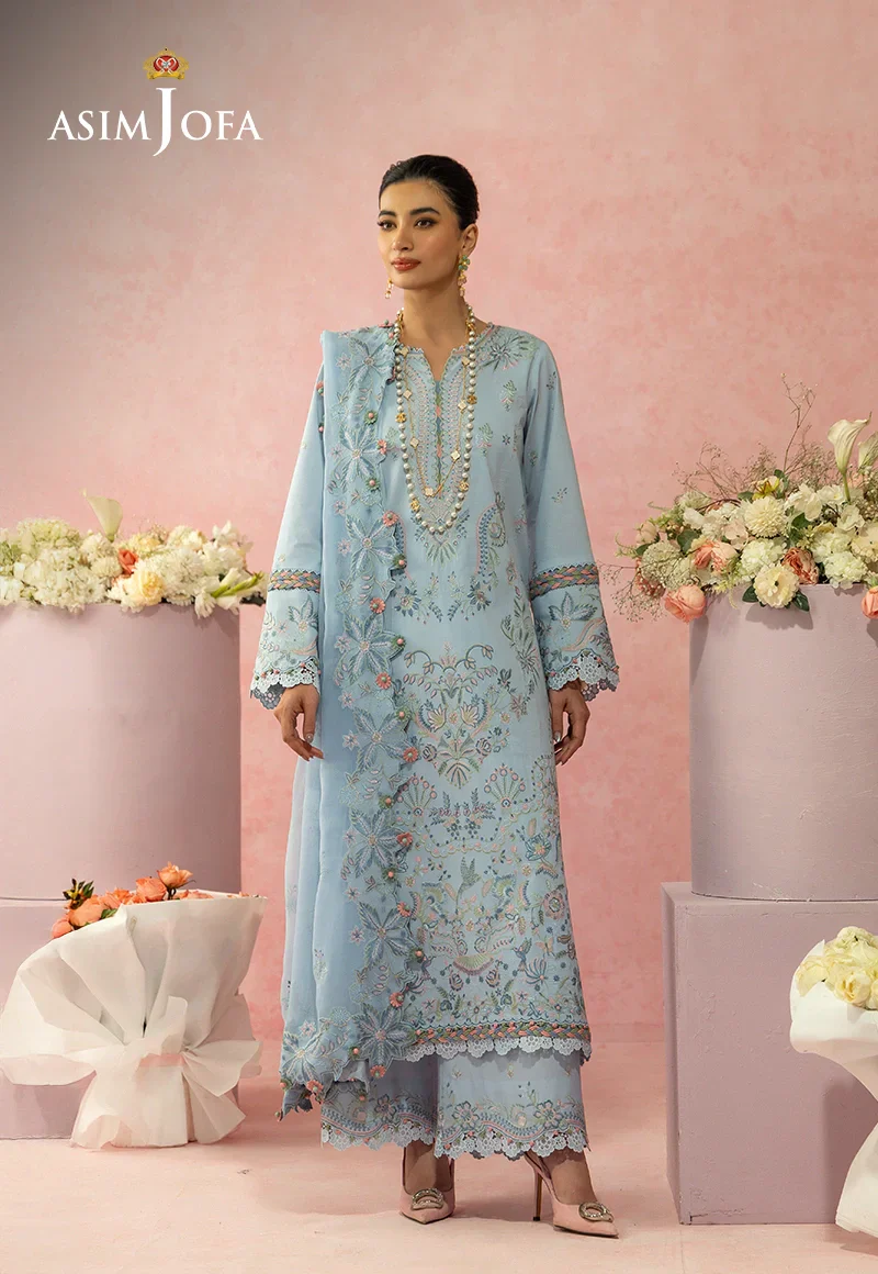 Embroidered Lawn Unstitched 3 Pcs