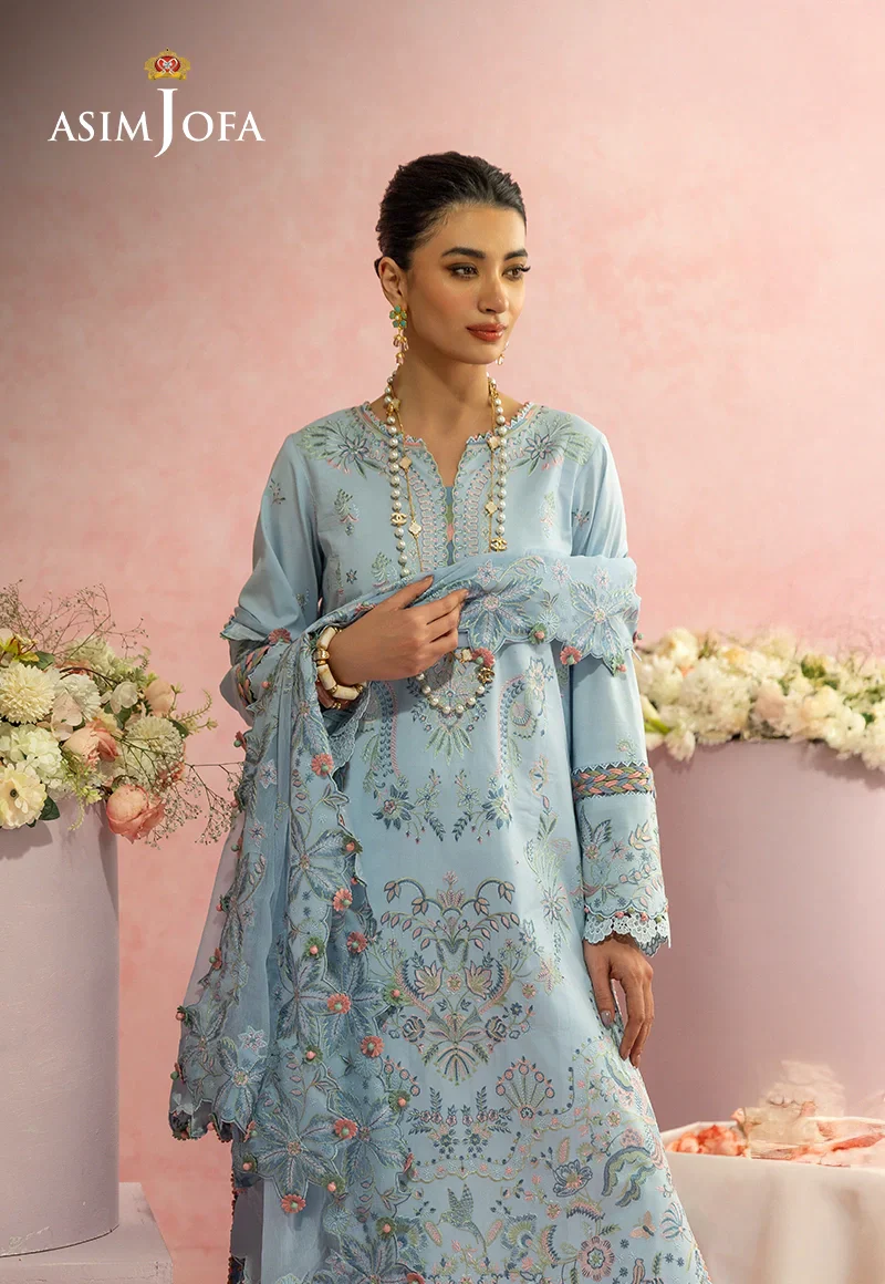 Embroidered Lawn Unstitched 3 Pcs - Image 4