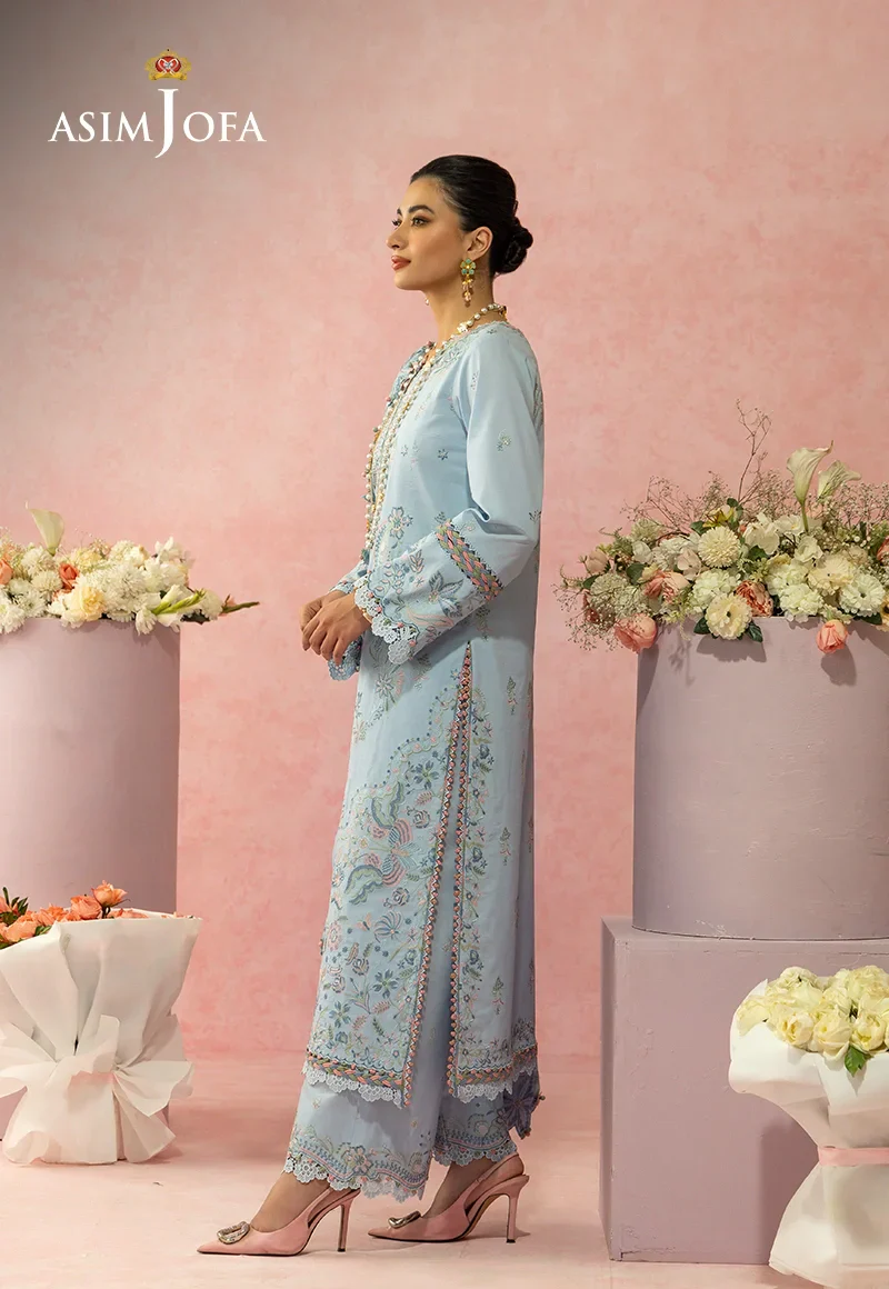 Embroidered Lawn Unstitched 3 Pcs - Image 5