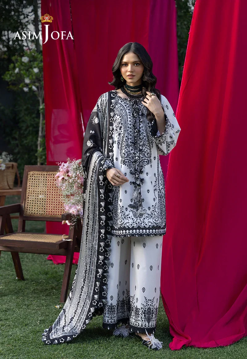 Embroidered Lawn Unstitched 3 Pcs