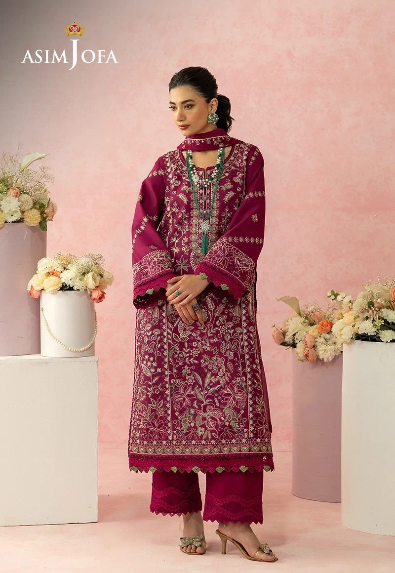 Embroidered Lawn Unstitched 3 Pcs