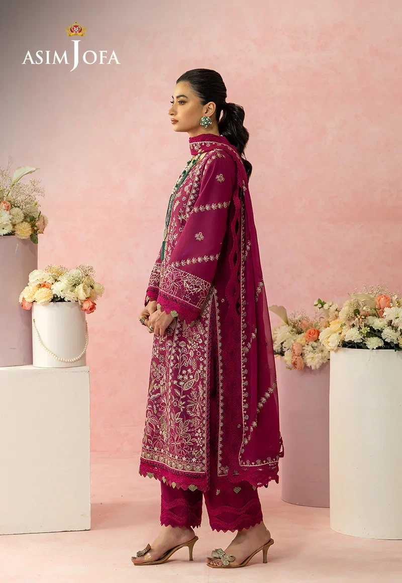 Embroidered Lawn Unstitched 3 Pcs - Image 3