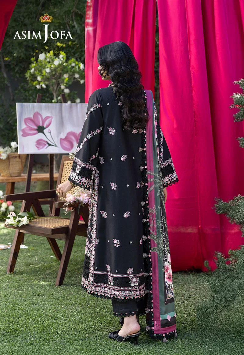 Embroidered Lawn Unstitched 3 Pcs - Image 2