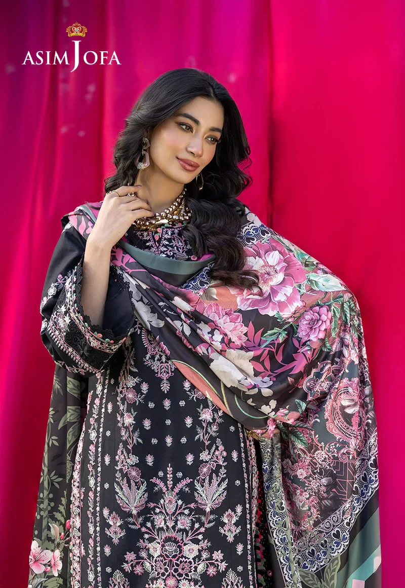 Embroidered Lawn Unstitched 3 Pcs - Image 3