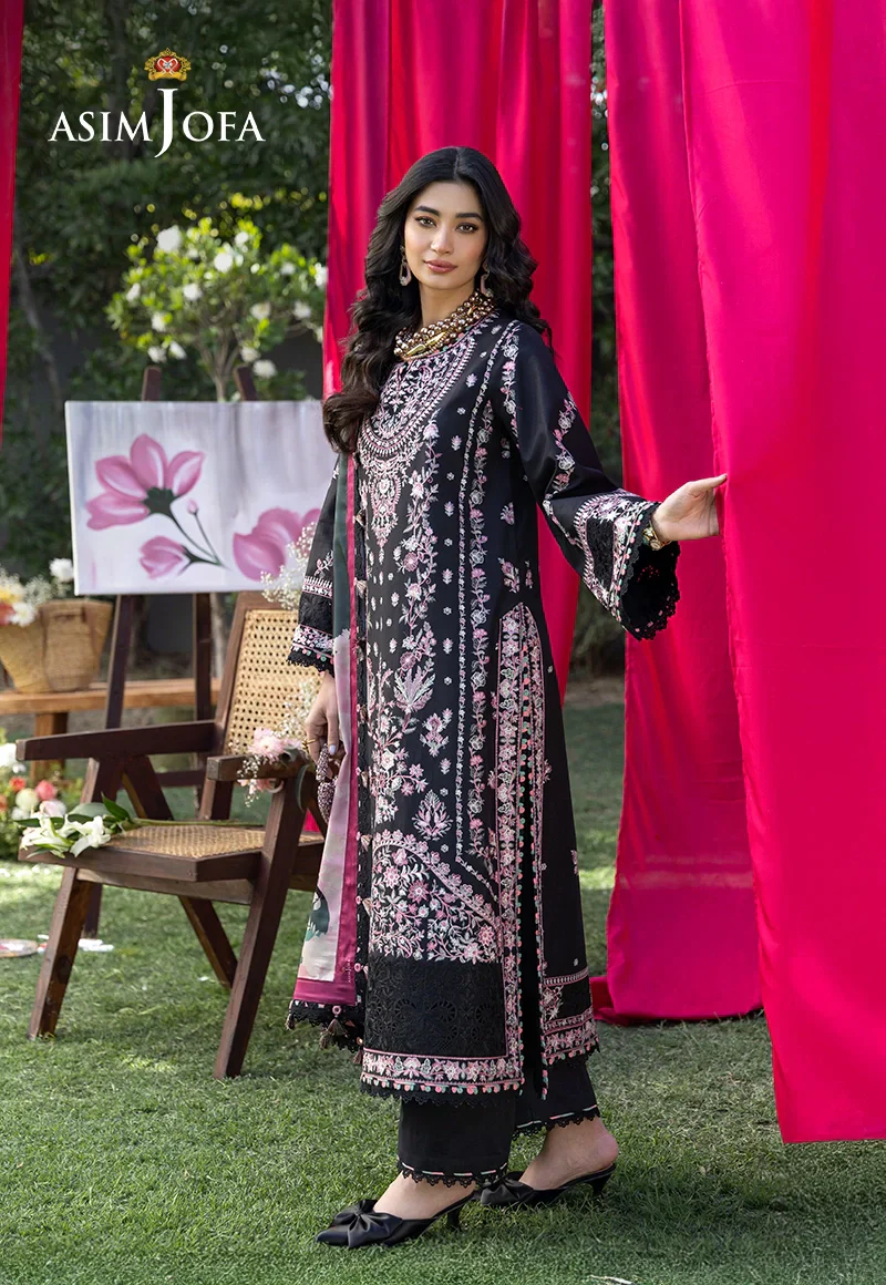 Embroidered Lawn Unstitched 3 Pcs - Image 4