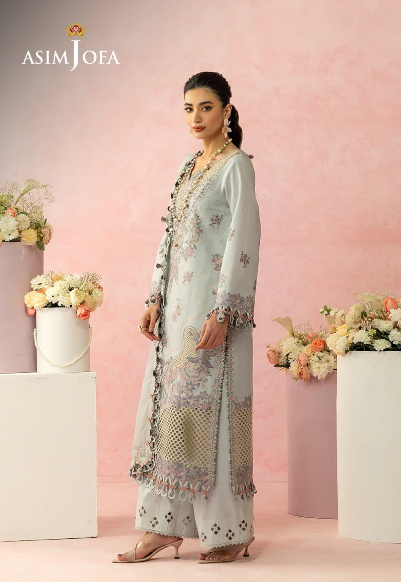 Embroidered Lawn Unstitched 3 Pcs - Image 4