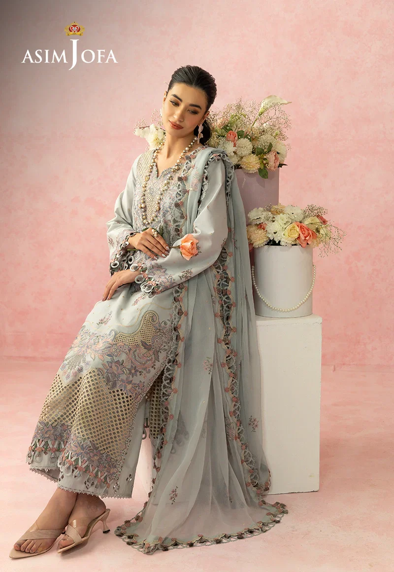 Embroidered Lawn Unstitched 3 Pcs - Image 6