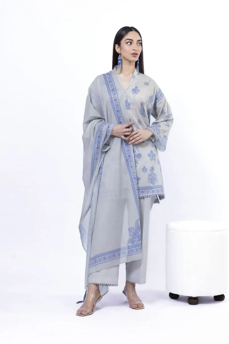 Printed | Lawn Fabrics 3 Piece - Image 4