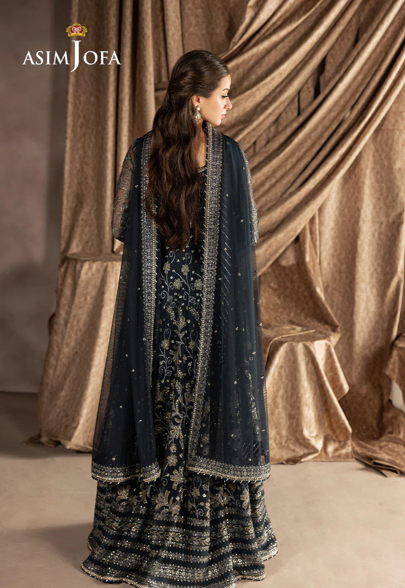 EMBROIDERED NET UNSTITCHED 3 PCS - Image 2