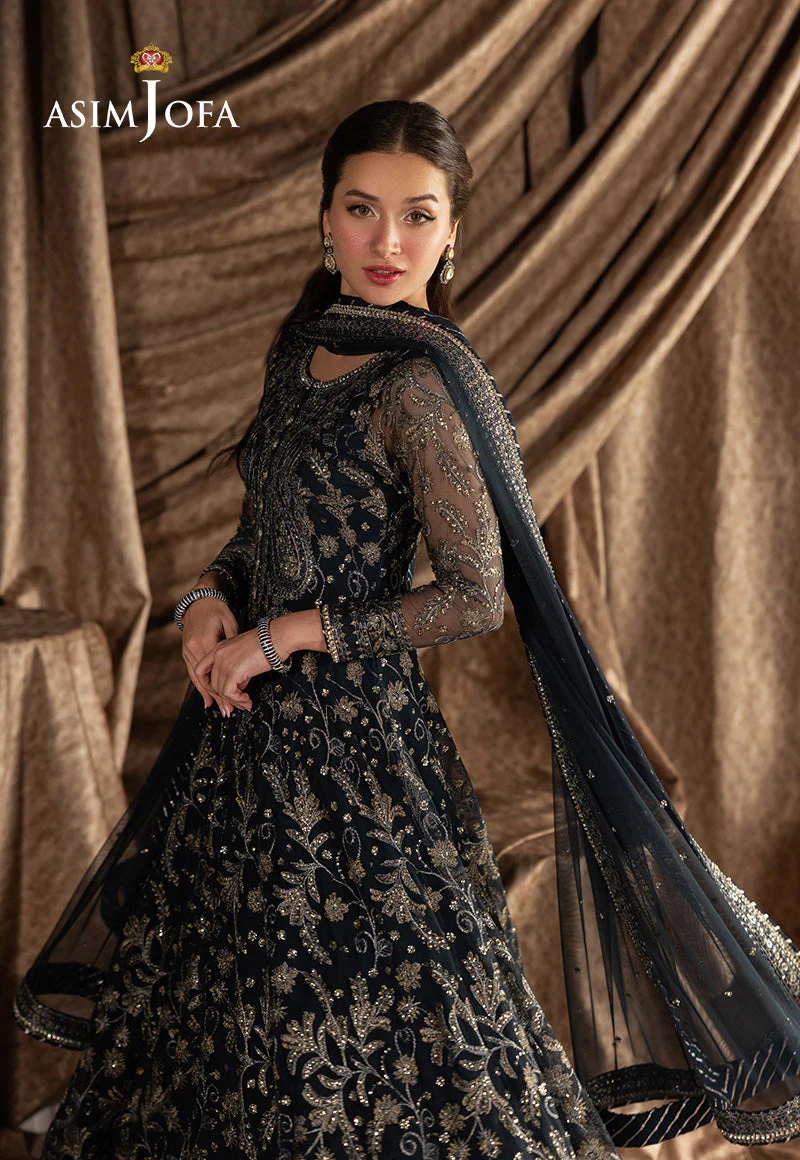 EMBROIDERED NET UNSTITCHED 3 PCS - Image 4