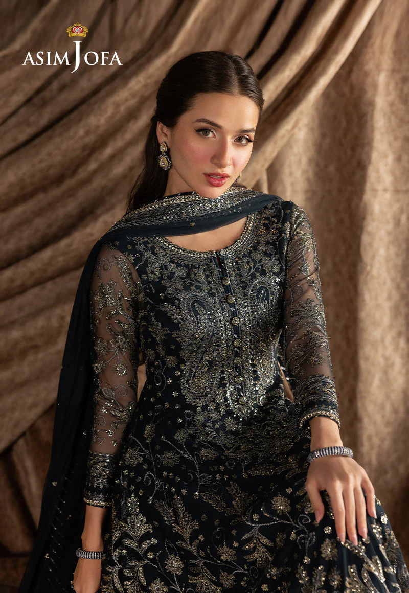 EMBROIDERED NET UNSTITCHED 3 PCS - Image 6