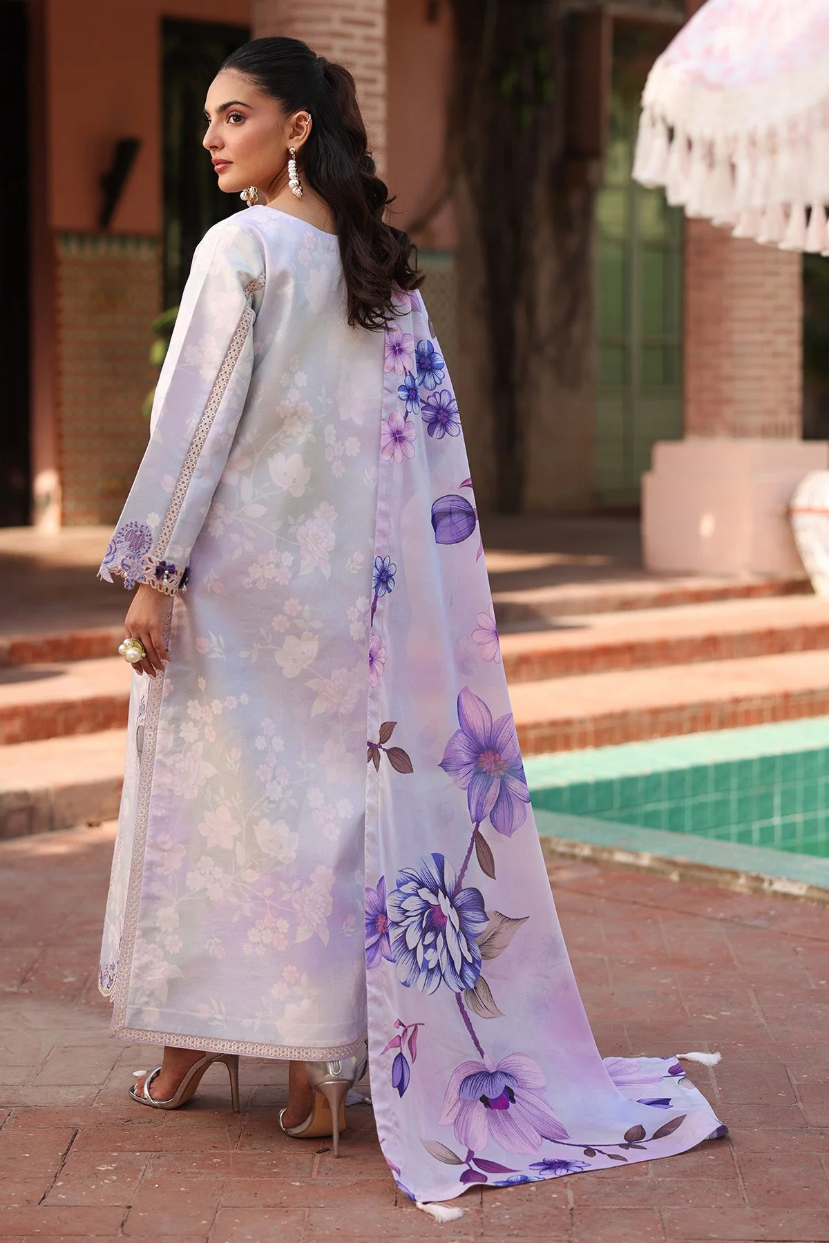Embroidered Printed Lawn - Image 2