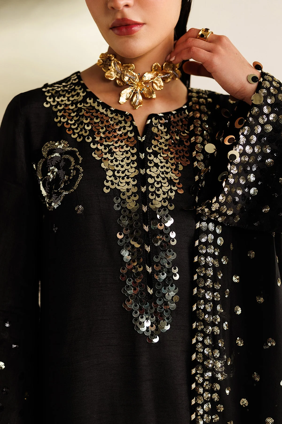 Embroidered Raw Silk - Image 11