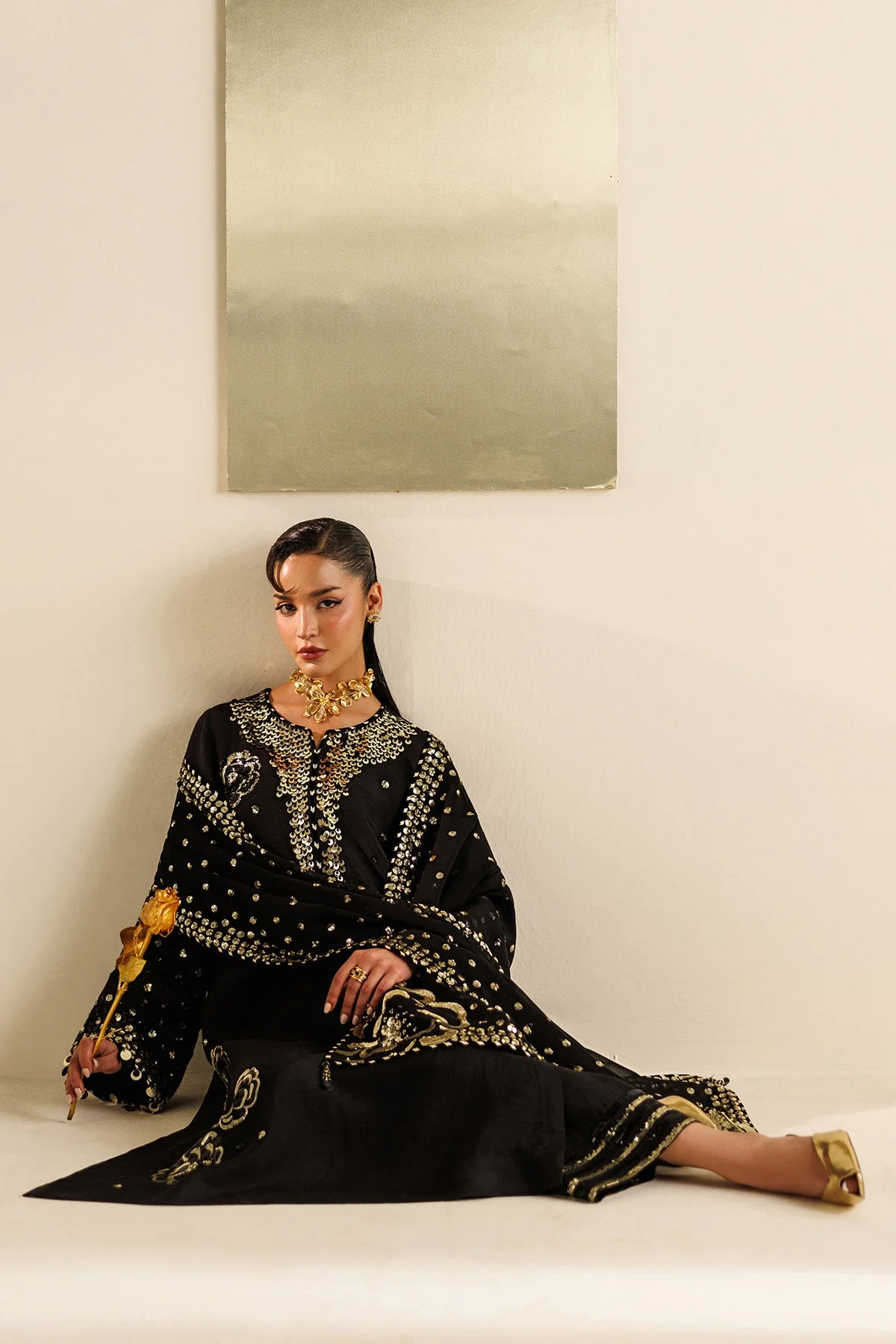 Embroidered Raw Silk - Image 4