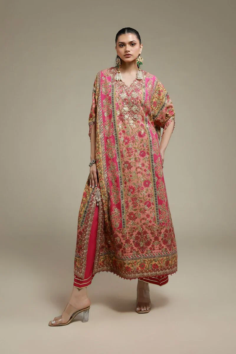 Embroidered | Raw Silk 2 Piece Co-ord Set | Top and Bottom - Image 8