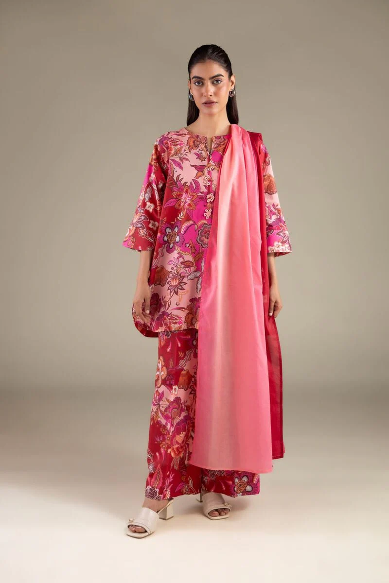Printed | Cambric Floral 3 pc