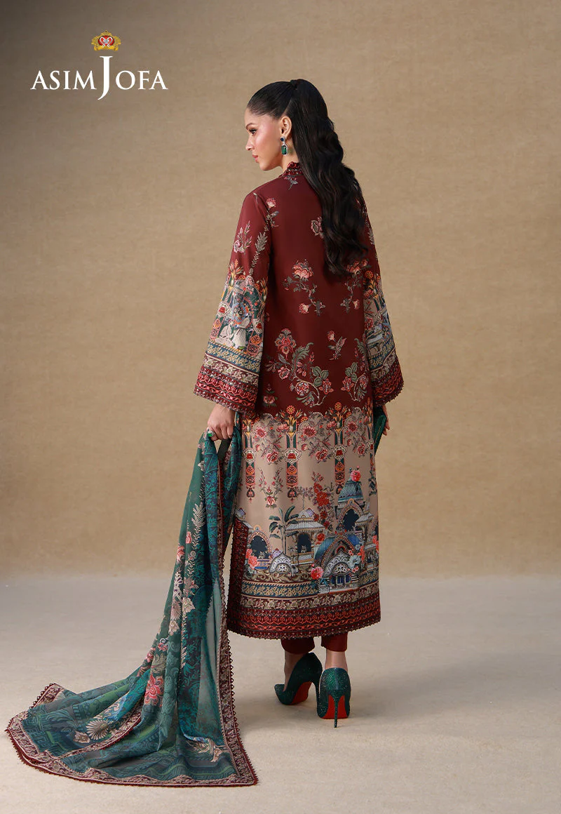 Embroidered Raw Silk Unstitched 3 Pcs - Image 2
