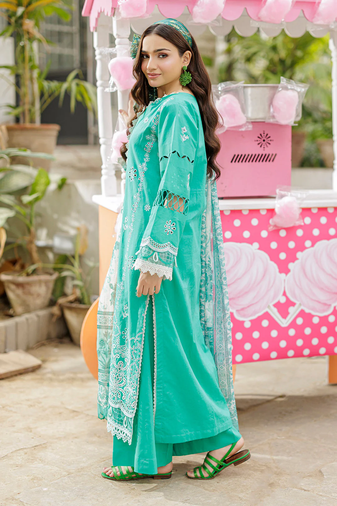 Embroidered Shirt Shalwar Dupatta - Image 5