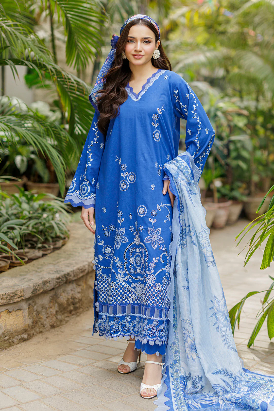 Embroidered Shirt Shalwar Dupatta