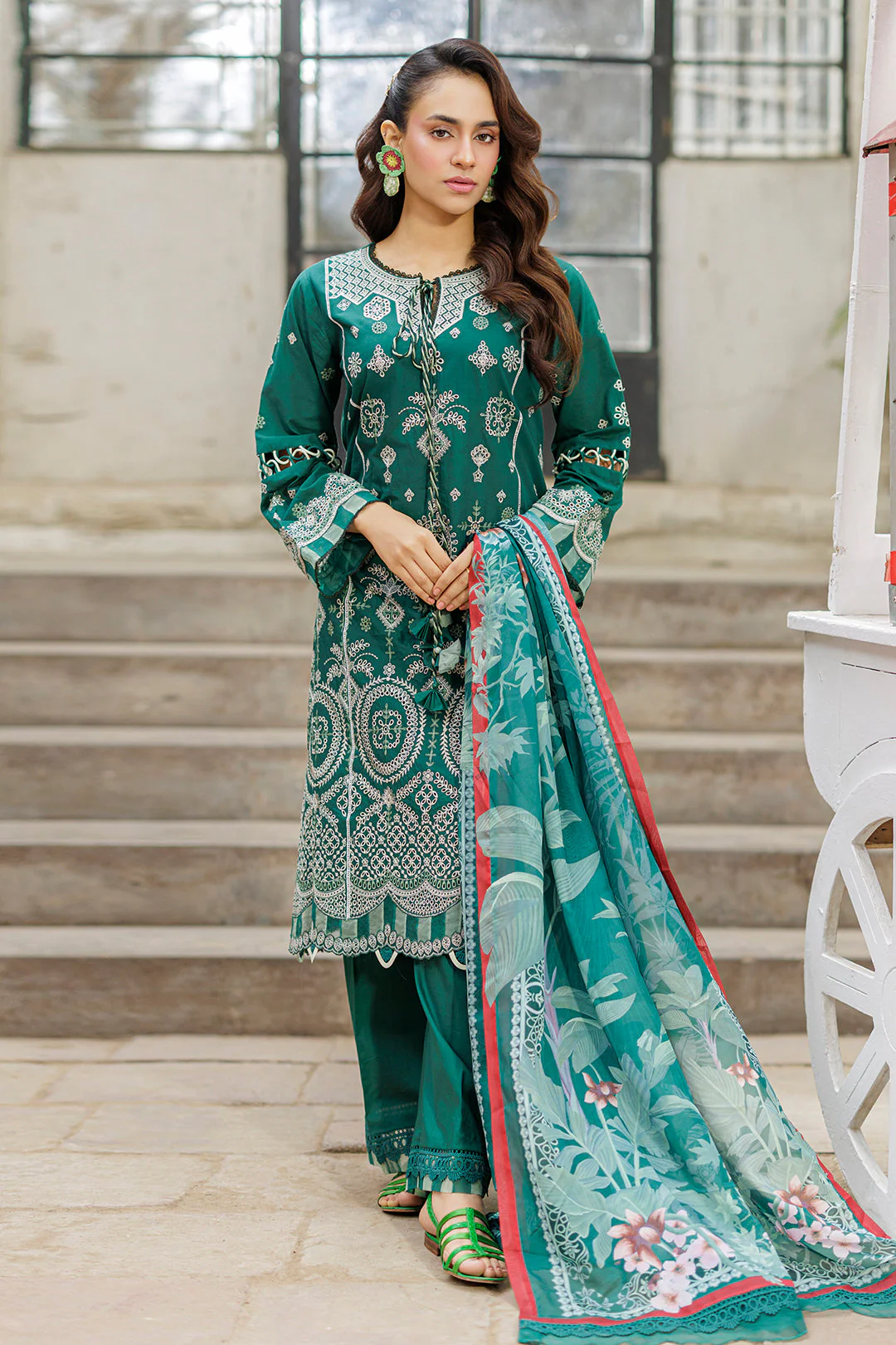 Embroidered Shirt Shalwar Dupatta
