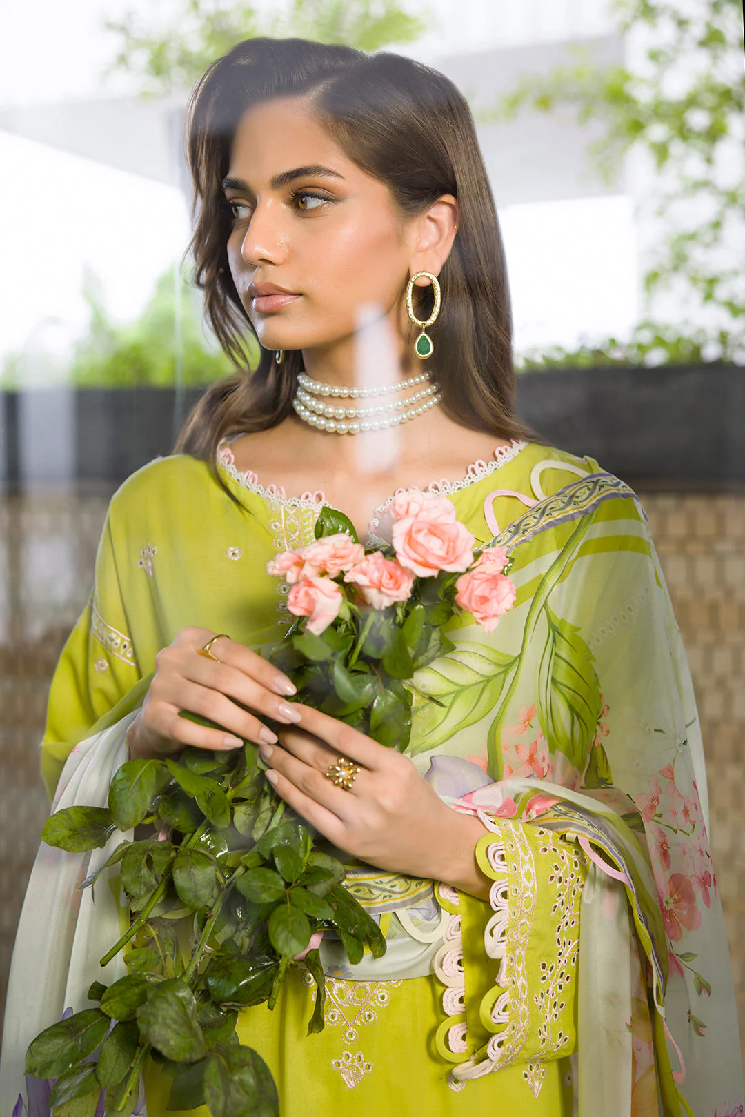 Embroidered Shirt Shalwar Dupatta - Image 11