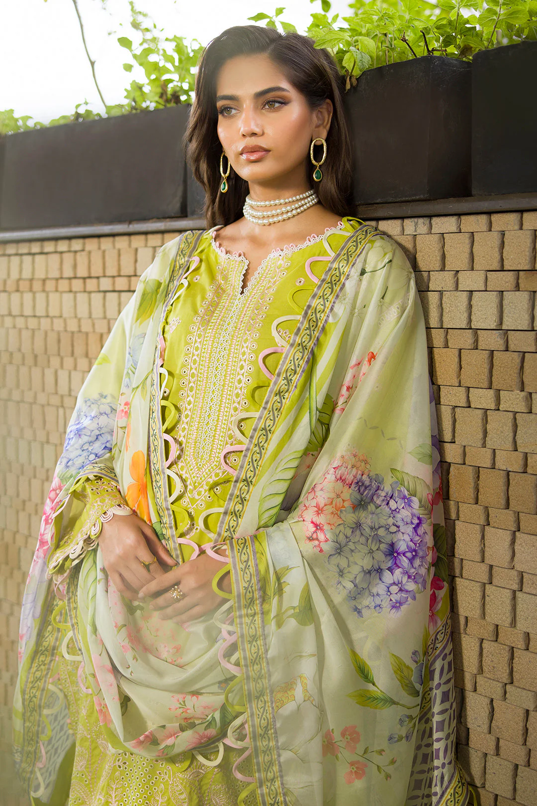 Embroidered Shirt Shalwar Dupatta - Image 6