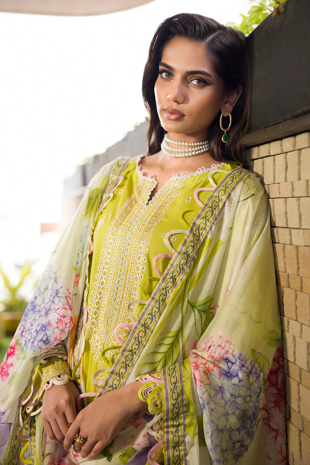 Embroidered Shirt Shalwar Dupatta - Image 8