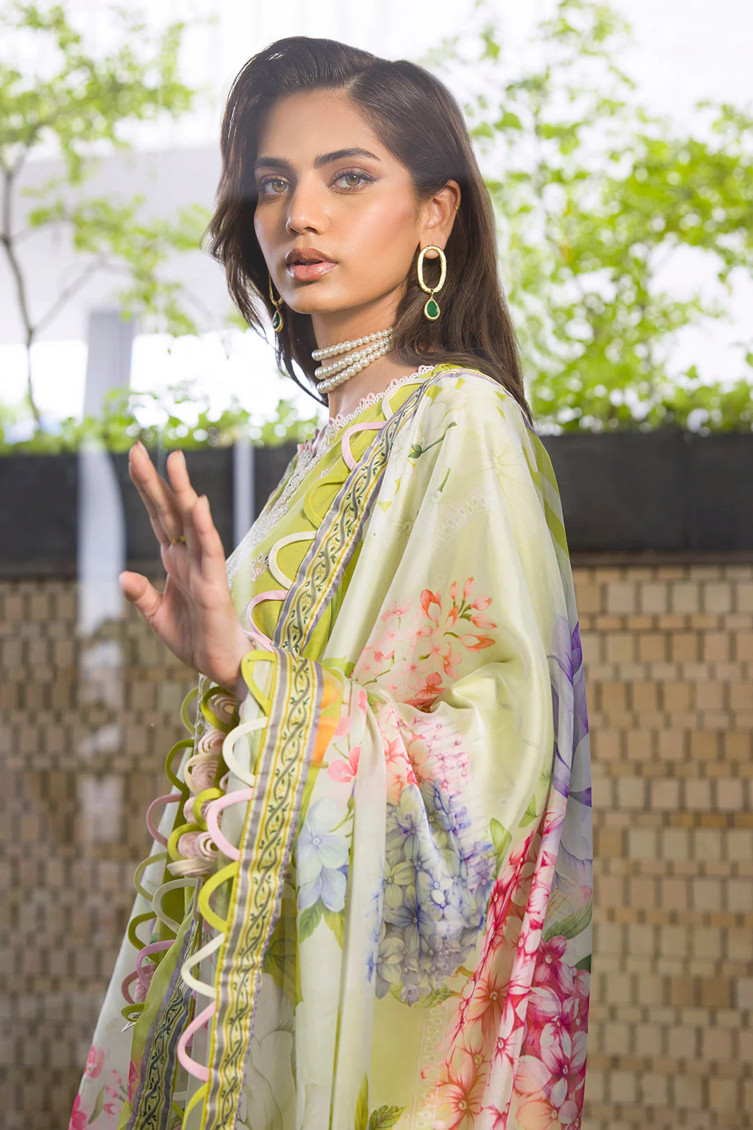 Embroidered Shirt Shalwar Dupatta - Image 9