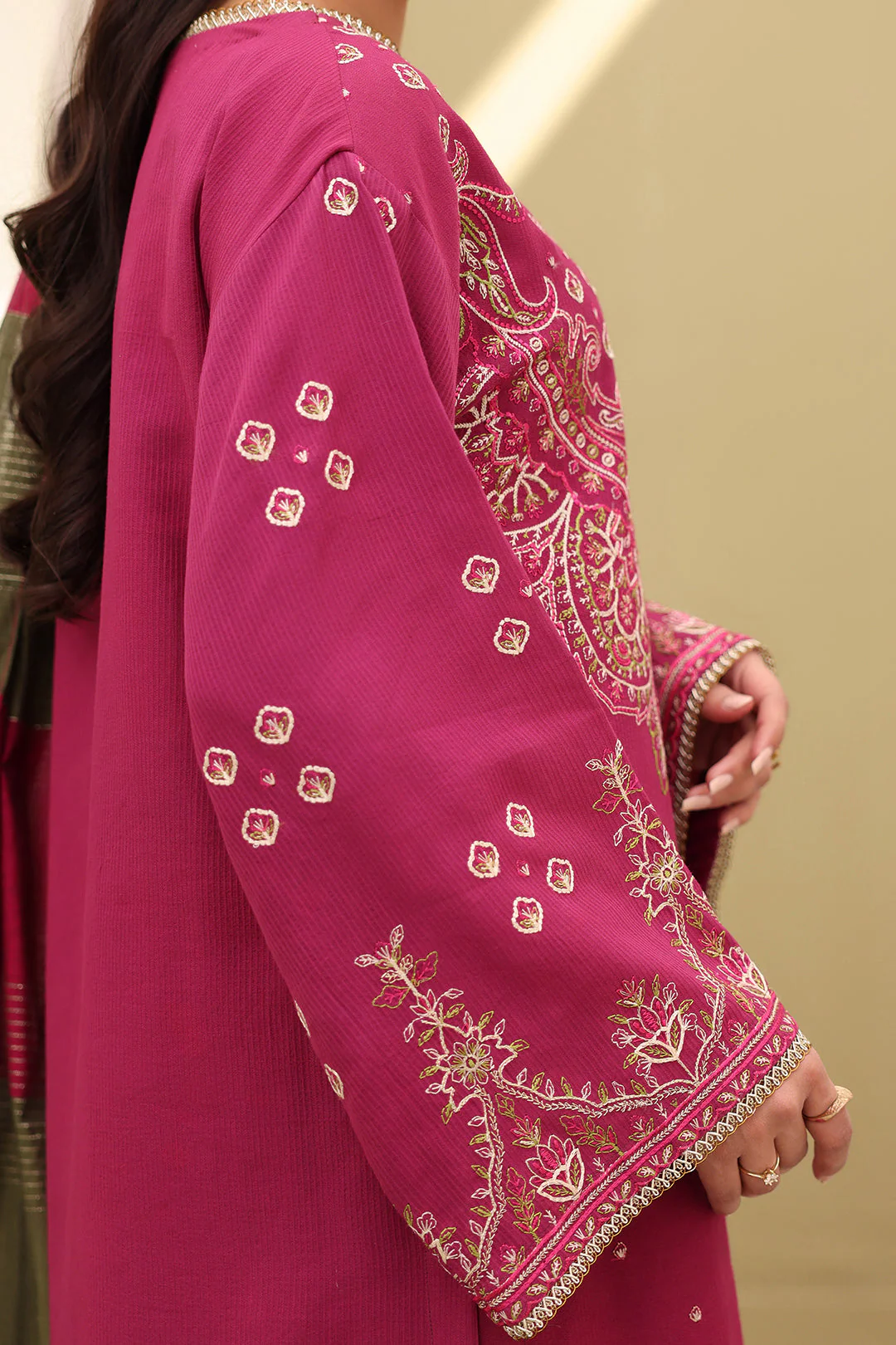 Embroidered Shirt Shalwar Dupatta - Image 5