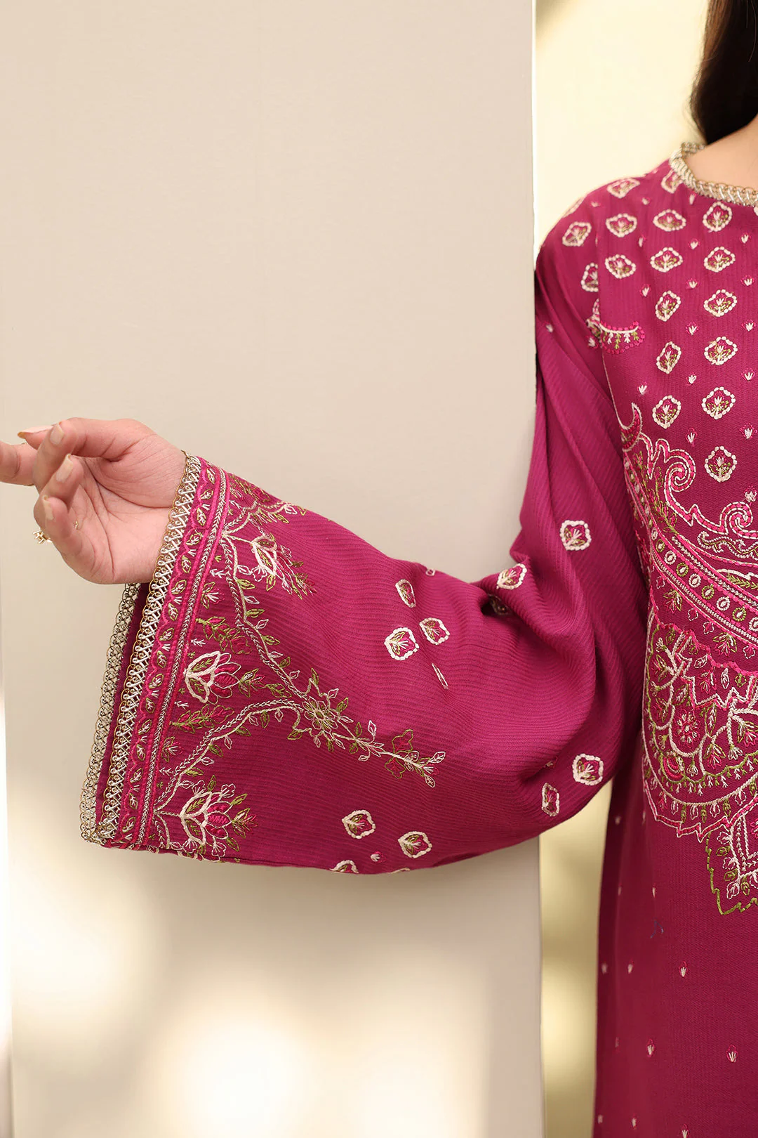 Embroidered Shirt Shalwar Dupatta - Image 6