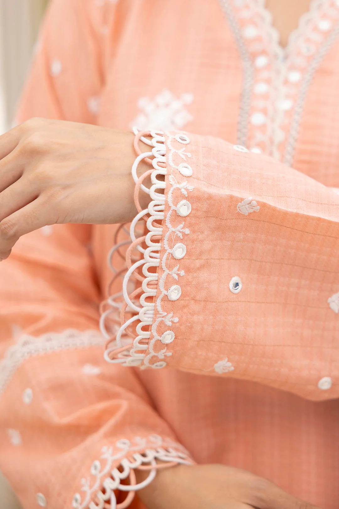 Embroidered Shirt Shalwar Dupatta - Image 6
