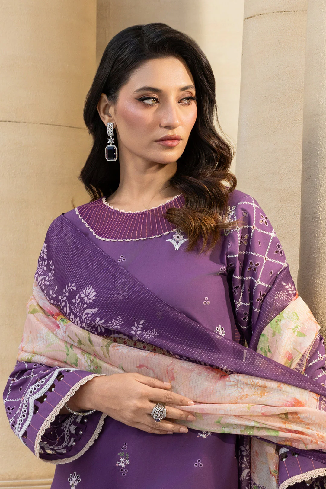 Embroidered Shirt Shalwar Dupatta - Image 4