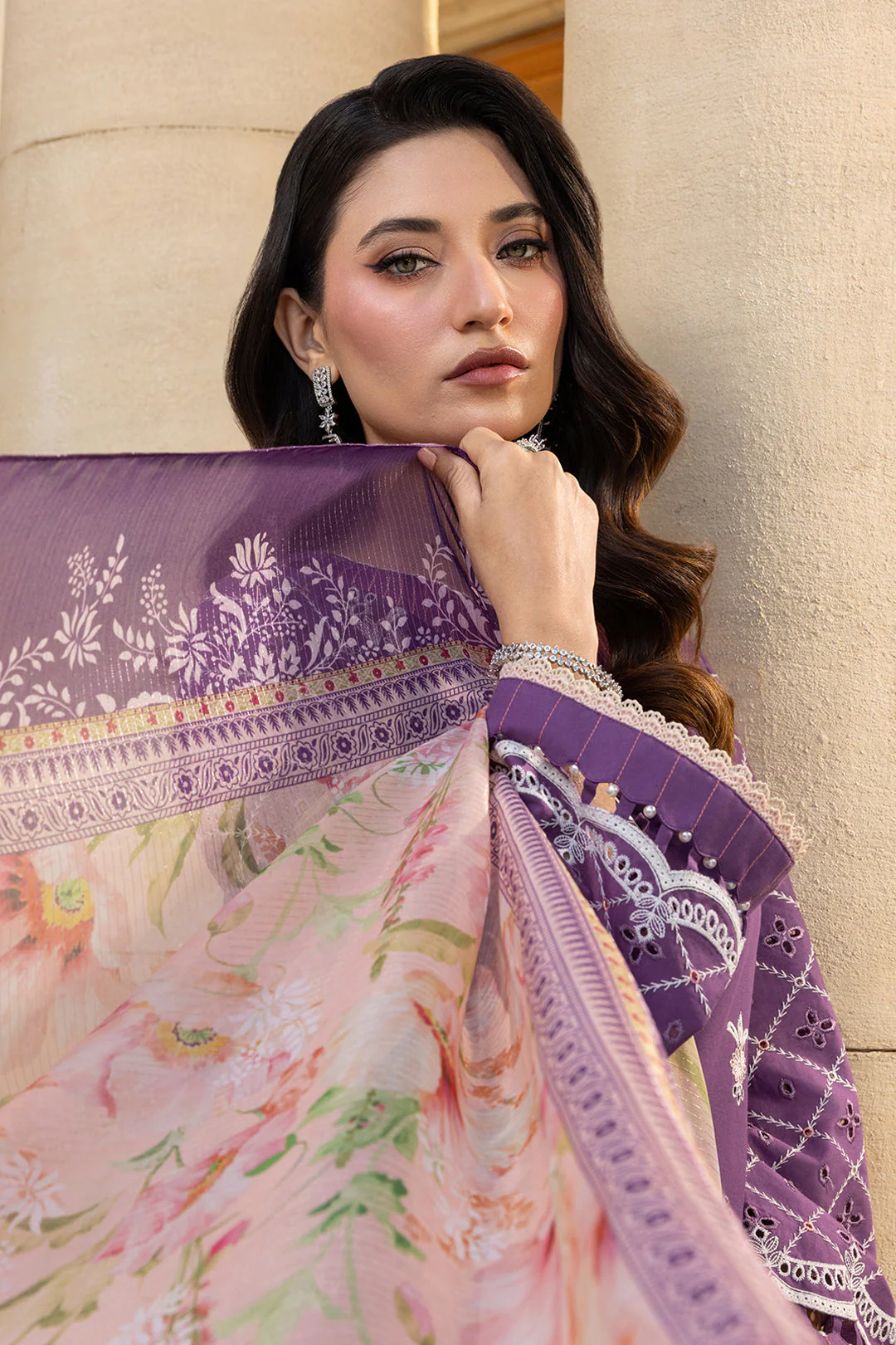 Embroidered Shirt Shalwar Dupatta - Image 5