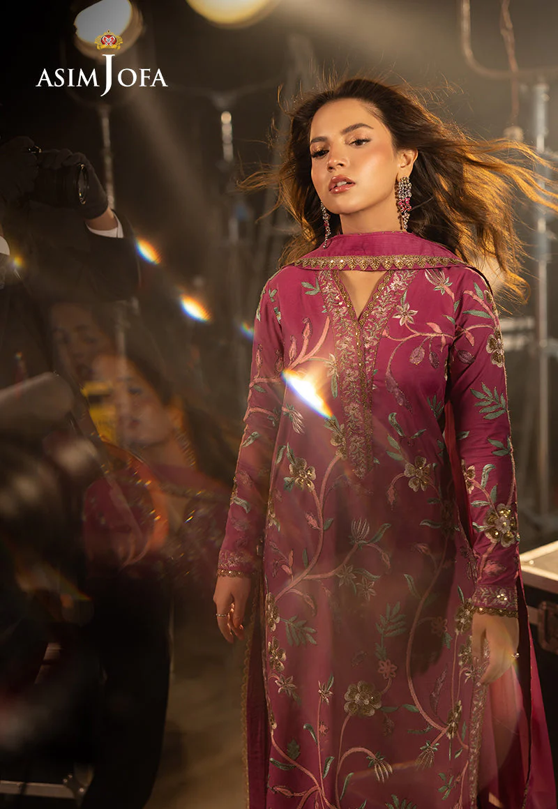 Embroidered Silk 3 Pcs - Image 11