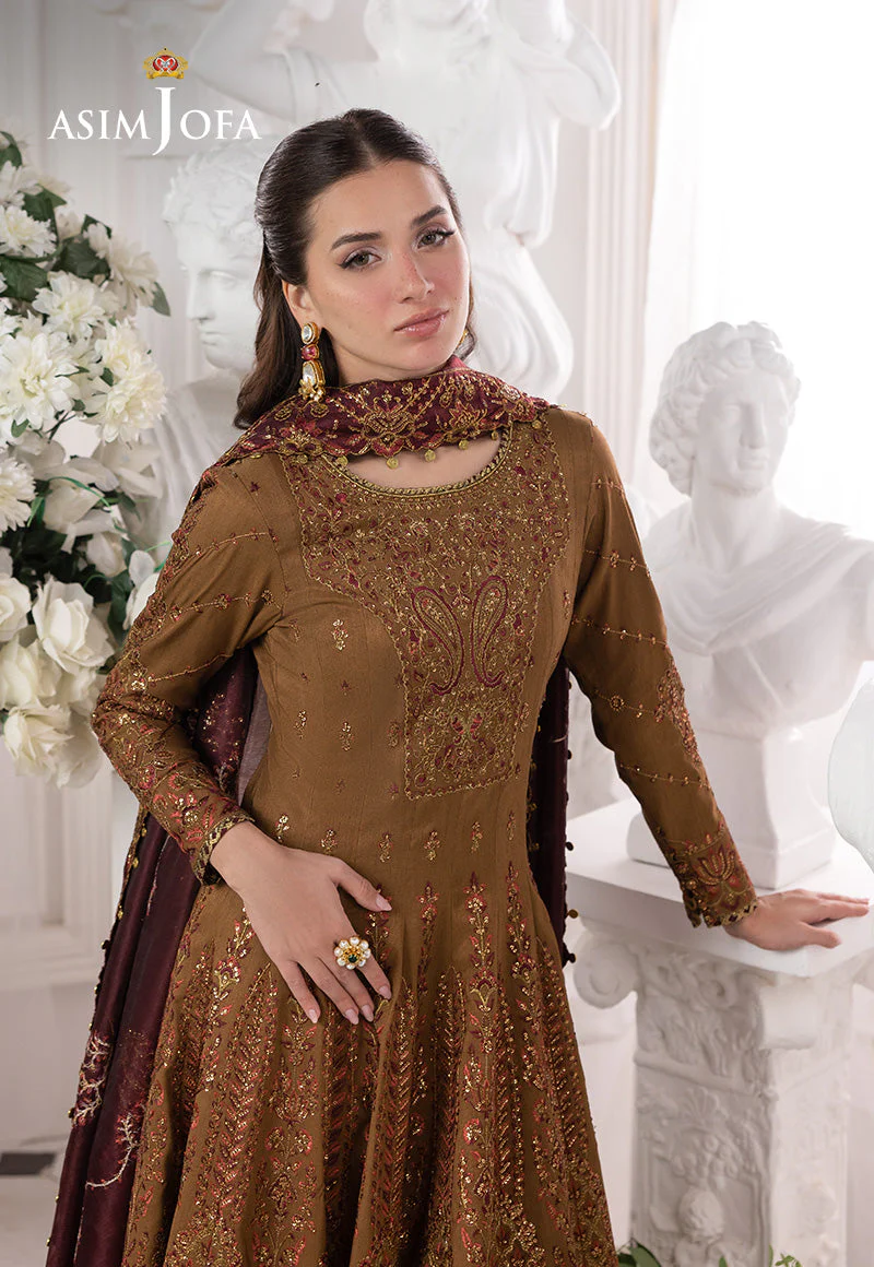 EMBROIDERED SPUN RAW SILK UNSTITCHED 3 PCS - Image 4