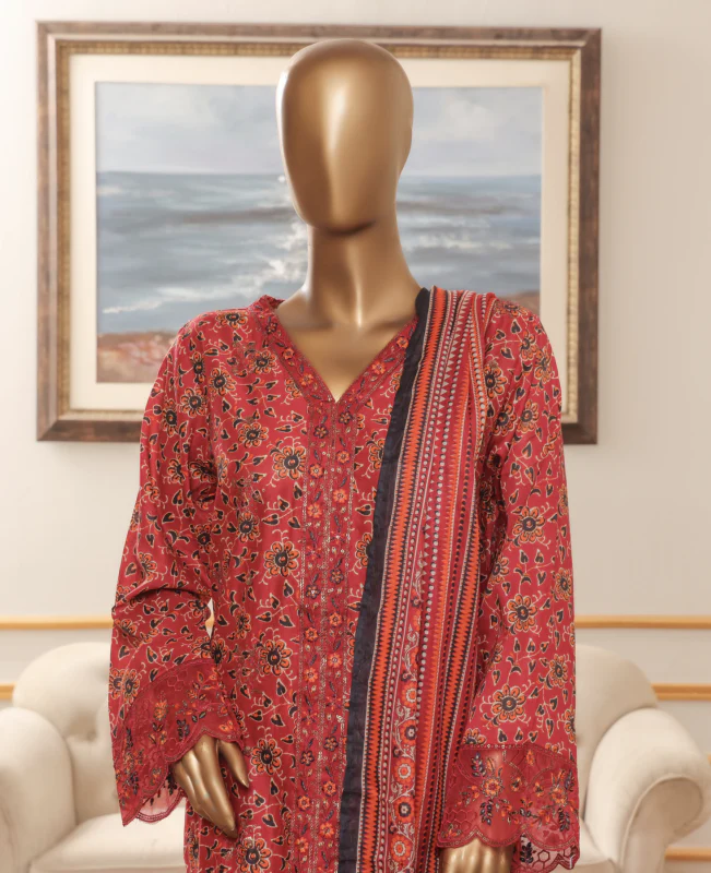 Exclusive chikankari Stitched 3 Piece - Image 3